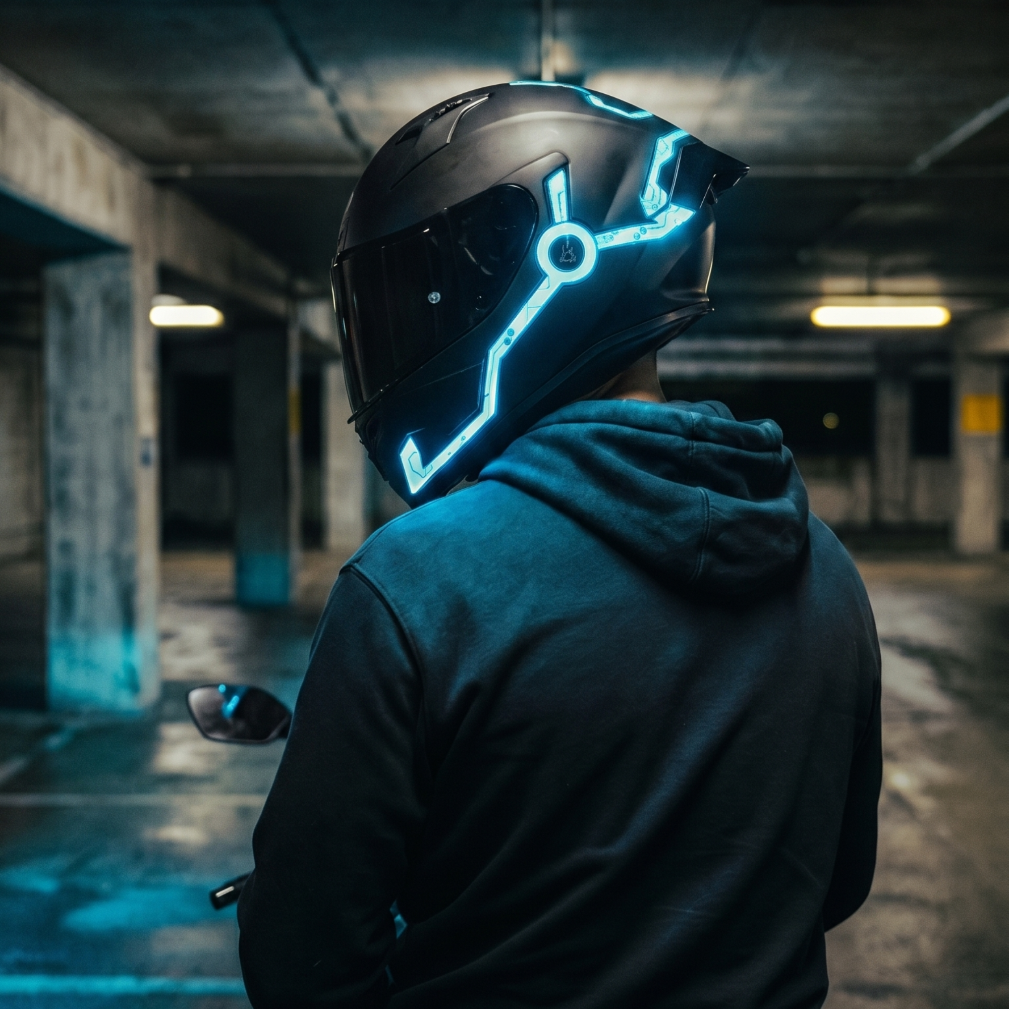 glow in the dark motorcycle helmet amazon RUANLOV FRP Full Face - Integrated Motorcycle Helmets Enhanced protection and comfort with this Airform MIPS Dead Serious full Rider Glow Kit